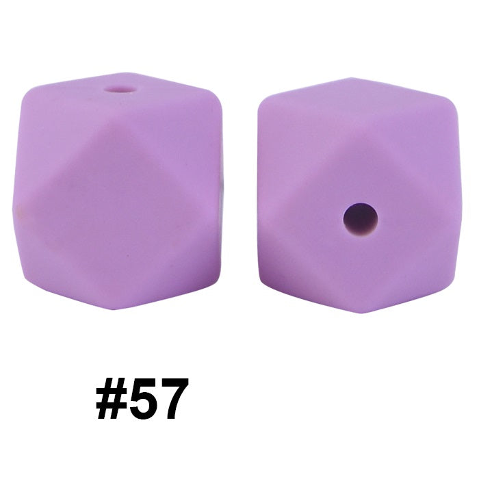 hexagon silicone beads 57