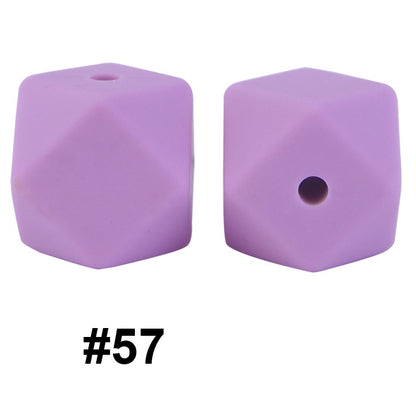 hexagon silicone beads 57