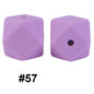 hexagon silicone beads 57