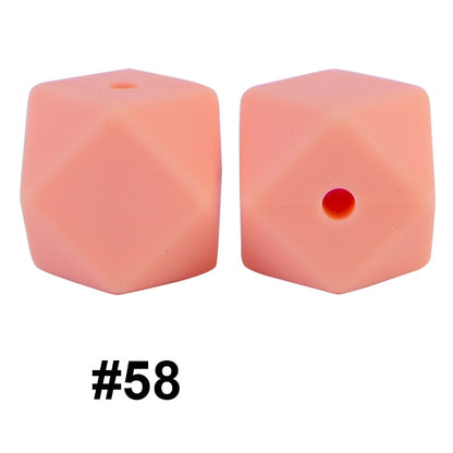 hexagon silicone beads 58