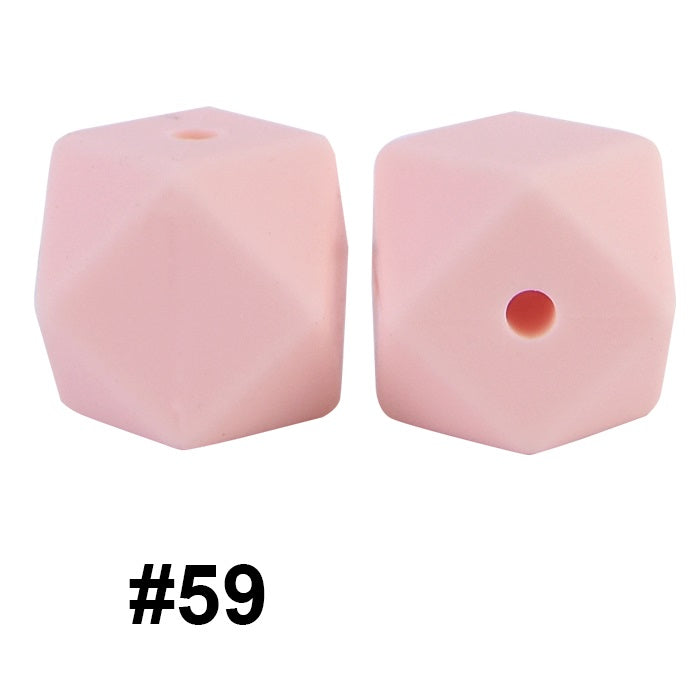 hexagon silicone beads 59
