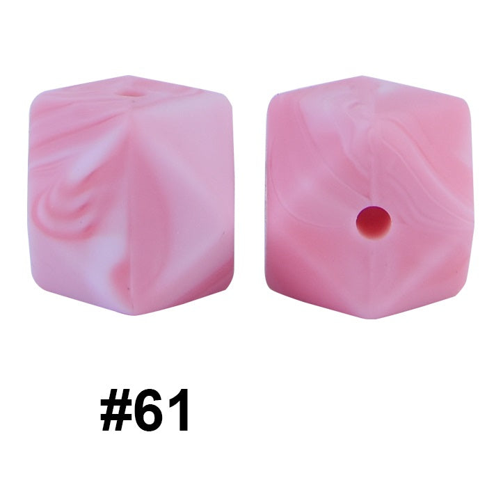 hexagon silicone beads 61