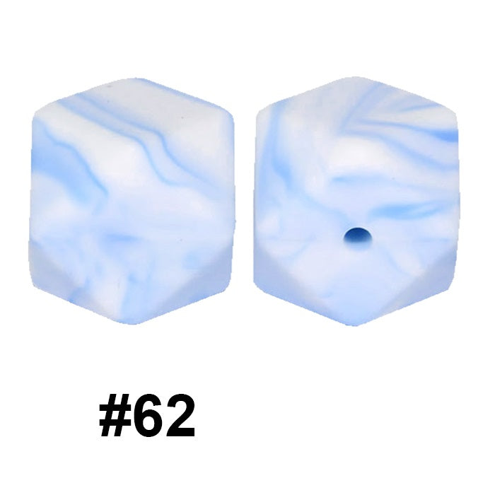 hexagon silicone beads 62