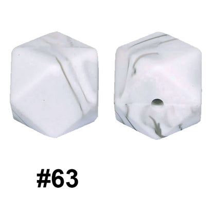hexagon silicone beads 63