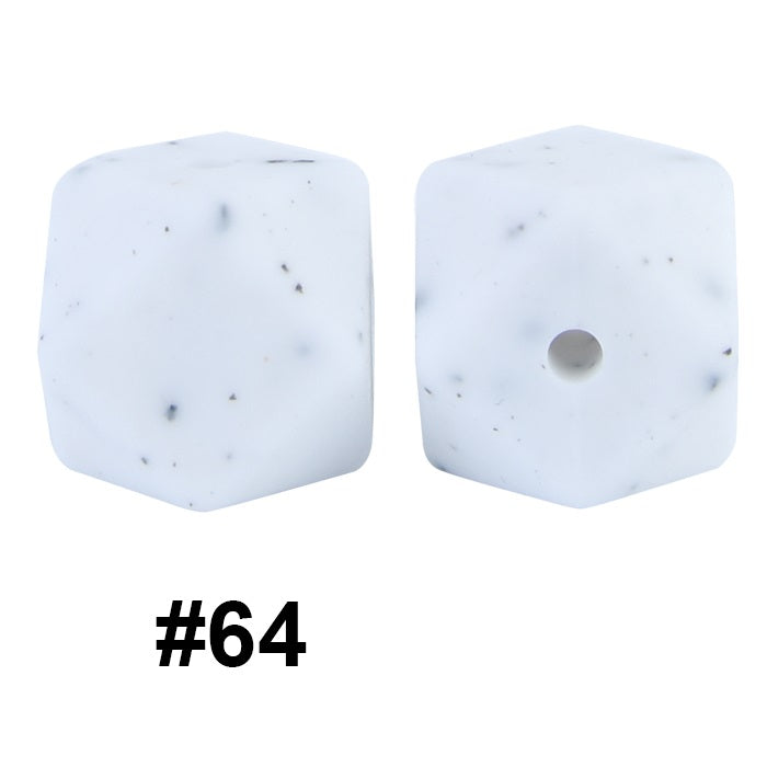 hexagon silicone beads 64