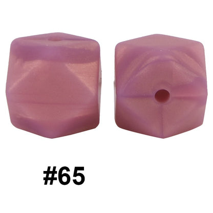 hexagon silicone beads 65