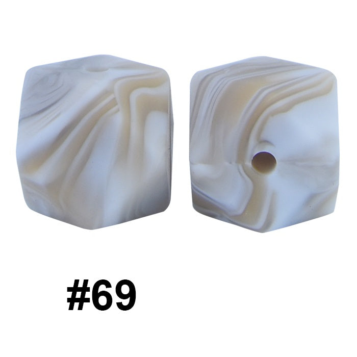 hexagon silicone beads 69