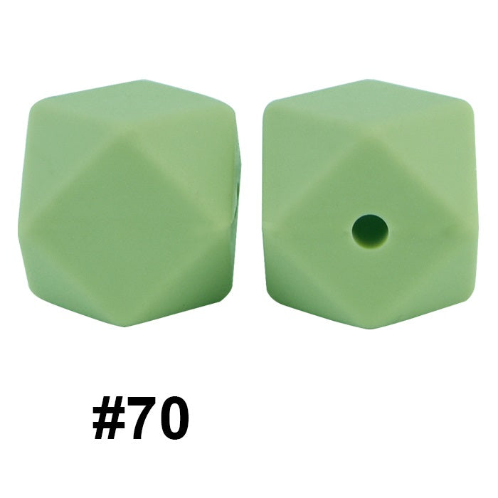 hexagon silicone beads 70