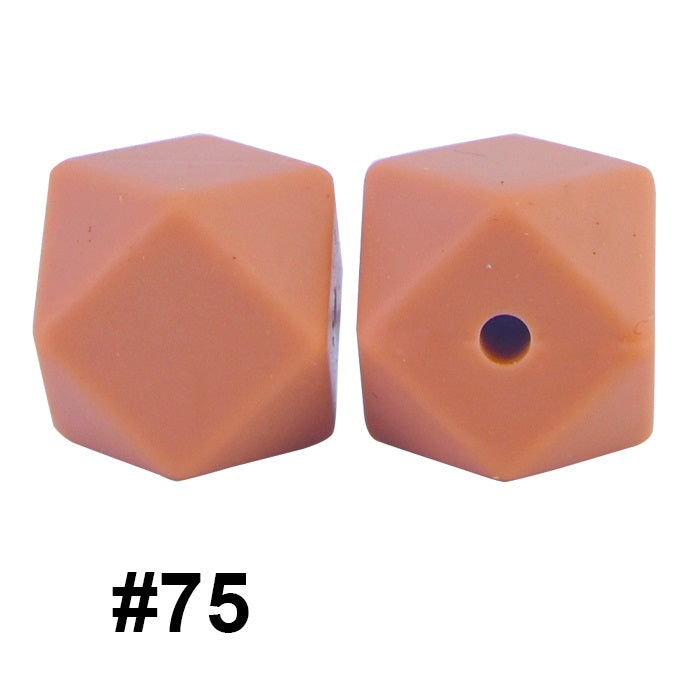 hexagon silicone beads 75