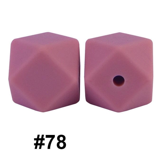 hexagon silicone beads 78