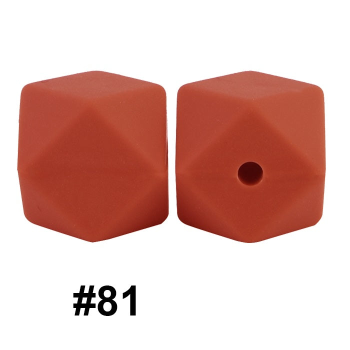 hexagon silicone beads 81