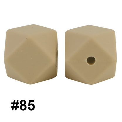 hexagon silicone beads 85