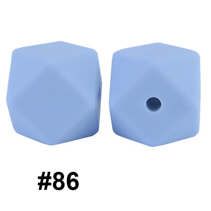 hexagon silicone beads 86